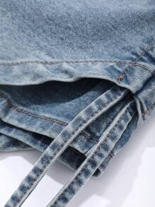 DAZY Pantalones cortos vaqueros para niña preadolescente, conjuntos de ropa de verano para niñas, ropa de regreso a la escuela