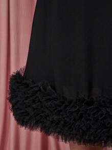 COSMINA Women's Off Shoulder Long Dress, Black