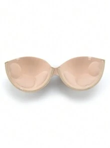 Women Nipple Cover Boob Pads & Anti-Chafing Strips, Minimalist & Fashionable For Casual Daily Wear - Apricot - View 2