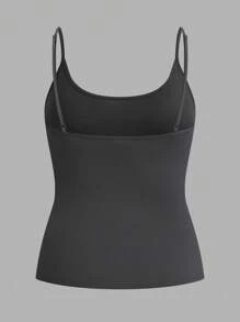 Comfortcana 4pcs/Set Plus Size Slim Fit Camisole Tank Top Set, Multi-Color - Multicolor - View 10