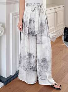 DAZY Women's Fashion Loose Tie-Dye Wide Leg Pants - Multicolor - View 6