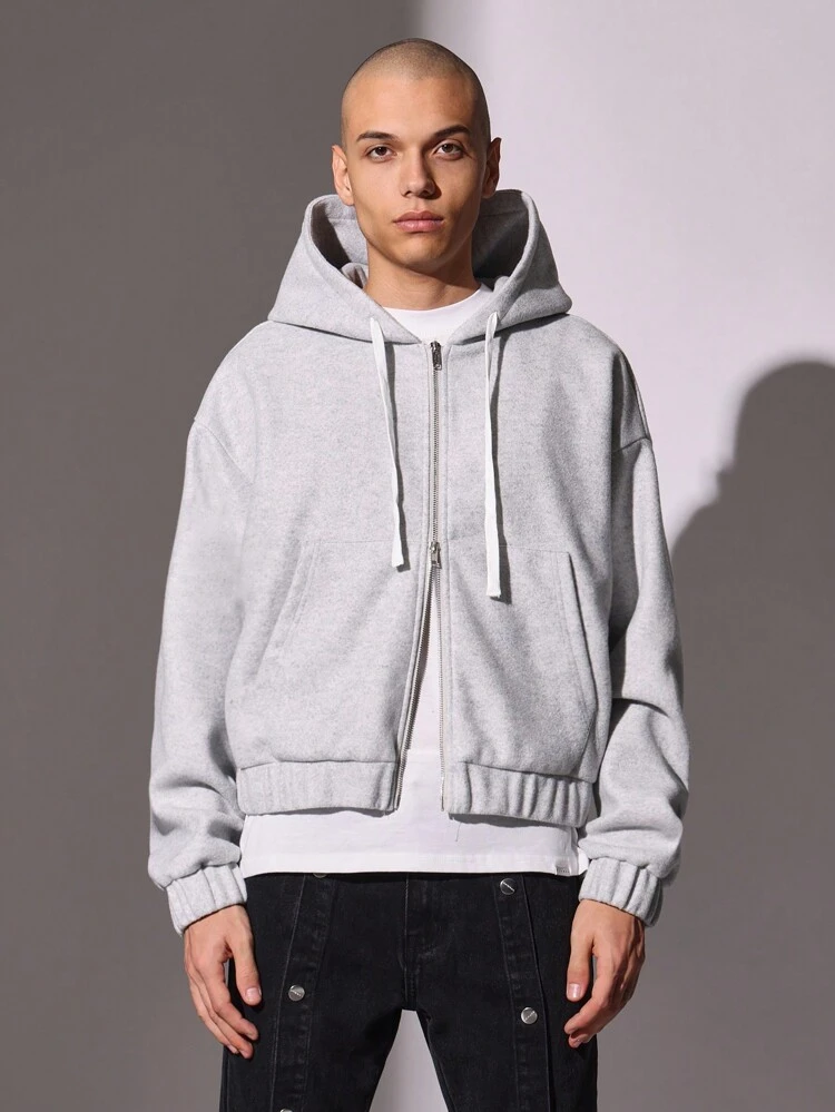 필수 스트리트웨어 애슬레저 지퍼업 후드 티셔츠