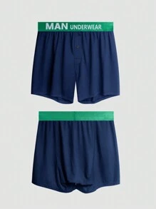 Set de 4 pantalones casuales para hombre, uso diario sencillo y de moda - Multicolor - Ver 5