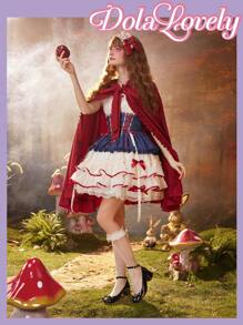 Dola Lovely 圆头低跟蝴蝶结后系带粗跟女式高跟鞋春季鞋春假复活节 - 黑色 - 查看 11