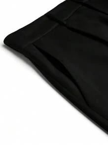 Celure Plus Size Textured Floral Embroidered Relaxed Straight Leg Casual/Work Pants - Multicolor - View 5