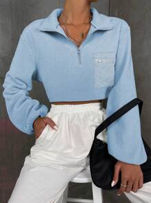 Flirla Basic Sweatshirt, Casual And Fashionable For Everyday Wear