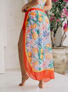 Vivid Eden Cubrecuerpo de mujer de unicolor con parches y anudado, de estilo casual y desenfadado