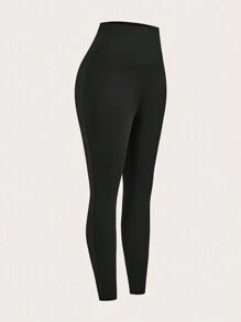 SHEIN Essnce Đồ thể thao nữ cỡ lớn, Bộ 4 món, Bộ đồ nữ, Đồ tập yoga, Đồ mặc ngoài, Bộ đồ mùa hè, Bộ đồ tập thể dục, Quần bó, Quần bó, Bộ đồ đen - màu đen - Xem 11