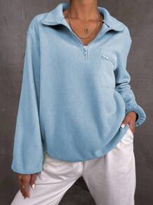 Flirla Basic Sweatshirt, Casual And Fashionable For Everyday Wear