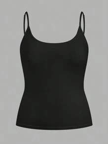 Comfortcana 4pcs/Set Plus Size Slim Fit Camisole Tank Top Set, Multi-Color - Multicolor - View 11