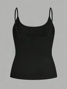 Comfortcana 4pcs/Set Plus Size Slim Fit Camisole Tank Top Set, Multi-Color - Multicolor - View 12