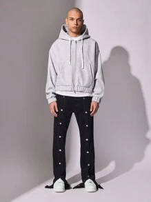 SUMWON Essential Crop Fit Zip-Up Hoodie Streetwear Athleisure Sweatshirt Modern Urban Fashion Activewear Workout Casual Outerwear Classic Winter Warm