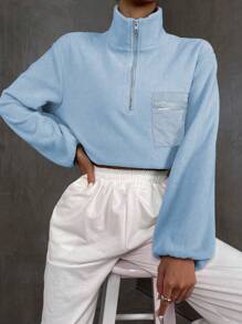 Flirla Basic Sweatshirt, Casual And Fashionable For Everyday Wear
