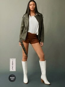 SHUZIA Botas altas hasta la rodilla de ancho de caña y ajuste ancho para mujer, nuevo regalo de año nuevo, día de San Valentín, zapatos de verano - Beis - Ver 6