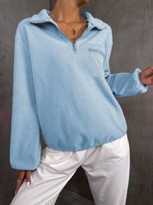 Flirla Basic Sweatshirt, Casual And Fashionable For Everyday Wear