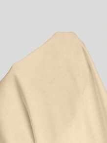 Sweetra 女士纯色露肩简约修身上衣，休闲日常穿着 - 彩色 - 查看 5