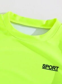 SHEIN Badeanzug-Set mit Ombré-Muster für Tween Jungen