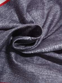 SHEIN 3pcs/Set Girls Denim Effect Cute Cartoon Pattern Long Leggings Set - Multicolor - View 3