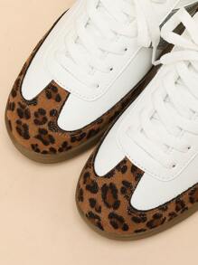 CUCCOO EASI Women's Vintage German Shepherd Style Casual Sneakers Tainers - White - View 8