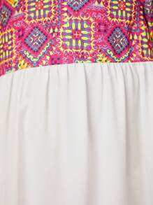 SHEIN Leap Crew Robe décontractée à col rond et manches courtes, style mode de rue pour jeune fille, Ramadan - Rouge - Voir 6