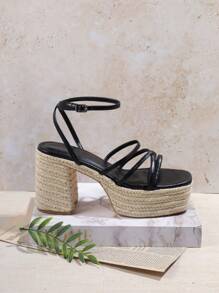 SHUZIA Women's Fashionable Waterproof Platform High Heel Sandals