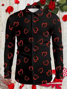 Manfinity Homme Men's Casual Simple & Fashionable Everyday Shirt - Multicolor - View 2