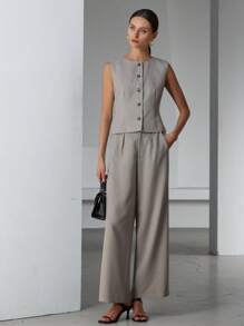 Aveloria Modichic Bộ vest và quần âu công sở cao cấp Houndstooth dành cho nữ - Nhiều màu - Xem 2