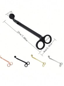 高品质蜡烛芯剪刀夹不锈钢香薰蜡烛工具 DIY 蜡烛制作套件派对礼物婚礼纪念品 - 彩色 - 查看 6