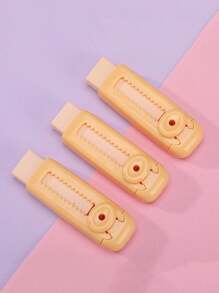 SHEIN 1PC Retractable Push Erasers For Students, Clean, No Residual, Flexible.Suitable For Study, Painting, Office Work. Small And Exquisite, Easy To Carry Back To School
