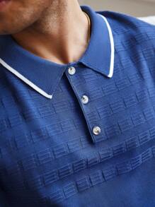 Manfinity Homme Men's Casual Knit Sweater, Simple And Fashionable For Daily Wear - Multicolor - View 6