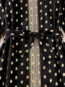 Kleid mit Blumen Muster für Teenager-Mädchen, bequeme und modische Sommerkleidung, ideal für süße, hübsche Mädchen - Schwarz - Übersicht 4
