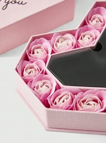 ROMWE Kawaii Caja de regalo de joyería minimalista y práctica para el Día de San Valentín de la mujer - Multicolor - Ver 6