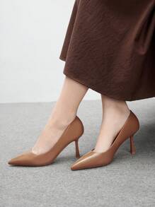 CUCCOO BIZCHIC Women's Fashion Pointed Toe Stiletto High Heel Pumps, Comfortable For Commuting New Year Holiday