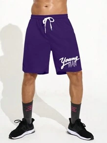 Manfinity Sport Corelite Casual herenshorts met trekkoord, eenvoudig en stijlvol voor dagelijks gebruik