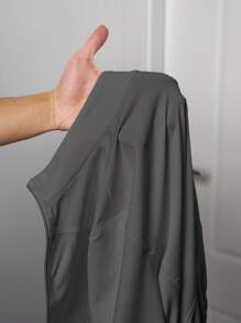 Slaydiva Damen Leichte Reißverschluss Fitness Jacke, Yoga Crop Top Running Workout T-Shirt