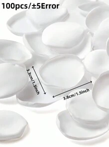 100 片人造酒红色玫瑰花瓣，用于浪漫装饰，非常适合婚礼、周年纪念日、情人节。优质丝绸般的材料，栩栩如生。营造梦幻迷人的氛围，非常适合 DIY 工艺品、桌面散布或摄影道具 - 白色 - 查看 5