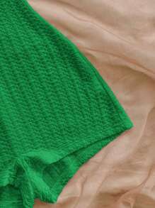 Soleia Women's Solid Color Twist Front Jumpsuit, Casual Daily Wear