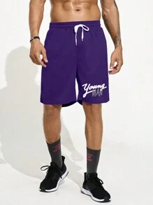 Manfinity Sport Corelite Casual herenshorts met trekkoord, eenvoudig en stijlvol voor dagelijks gebruik