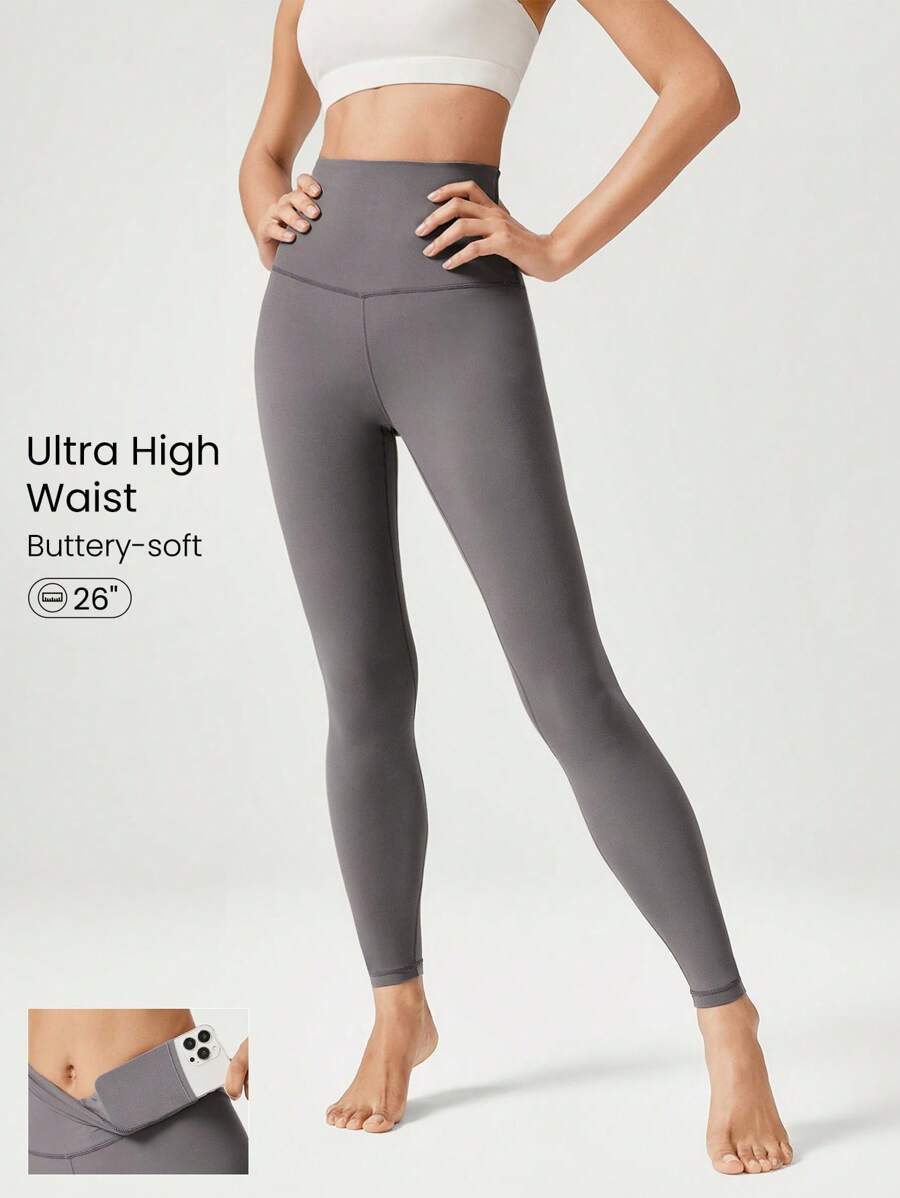 GLOWMODE 26" FeatherFit™ High Expectations Super High-Waist Pocket Leggings Fall Winter