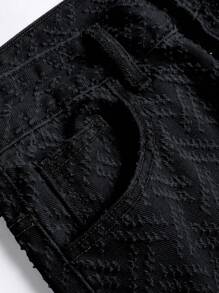 Manfinity EMRG Men's Casual Denim Jeans, Simple And Fashionable For Daily Wear