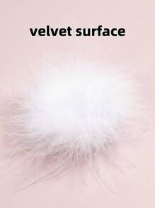 1 par Cobertura de pezón sexy de plumas para talla grande para boda