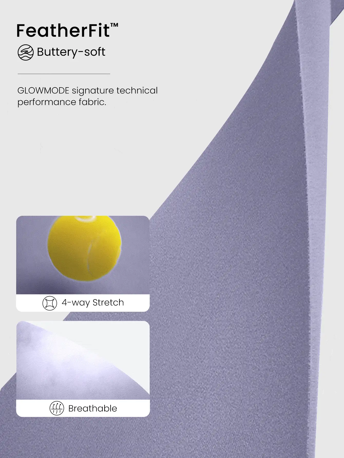 GLOWMODE 24英寸 FeatherFit™ 低冲击七分紧身裤，秋冬季