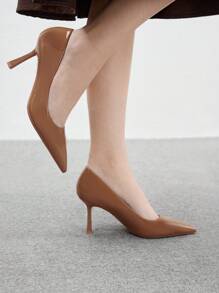 CUCCOO BIZCHIC Women's Fashion Pointed Toe Stiletto High Heel Pumps, Comfortable For Commuting New Year Holiday