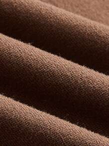 Muchica Bộ đồ nữ cỡ lớn, màu trơn, cổ tròn, tay ngắn, kiểu dáng thường ngày gồm áo thun và quần short, thích hợp cho mùa xuân/hè. - Nhiều màu - Xem 4