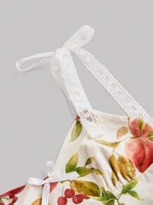 SHEIN MOD Women's Cute Fruit Printed Cami Top,Spring Tops,Going Out Tops,Valentines,Beach Tops,Going Out Tops,Summer Tops Women, Party ,Western Wear Women - Multicolor - View 3