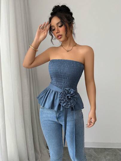 Selianne 女士纯色简约通勤休闲衬衫，简约时尚日常穿着