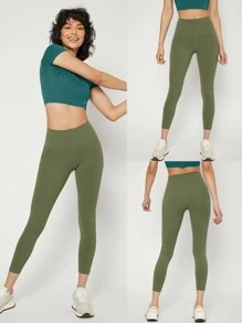 GLOWMODE 24" FeatherFit™ Low Impact 3/4 Leggings Gym Fall Winter