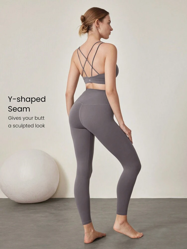 24" FeatherFit™ Low Impact 3/4 Leggings Gym  Spring Summer