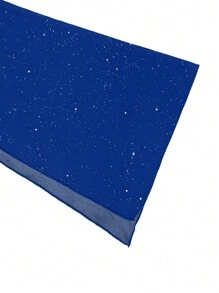 Selianne 女士前拉链长袖网眼拼接迷你修身连衣裙 - 藍色 - 查看 5