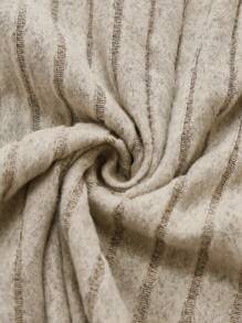 Celure Plus Size Elegant Casual Ribbed Fuzzy Fishtail Skirt